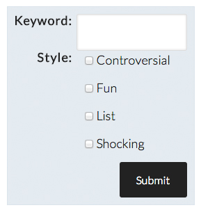 Link Bait Generator