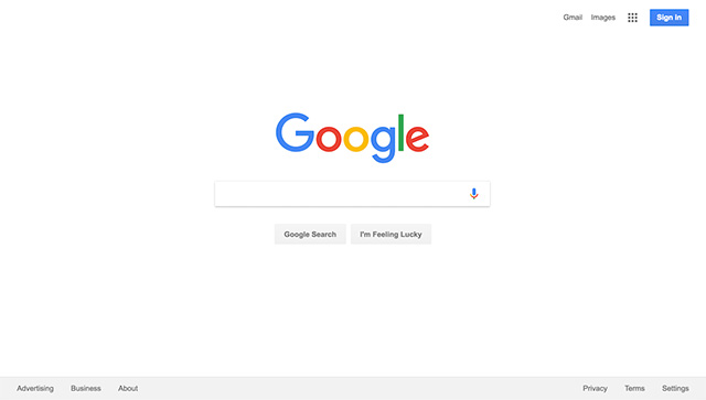 Google web search